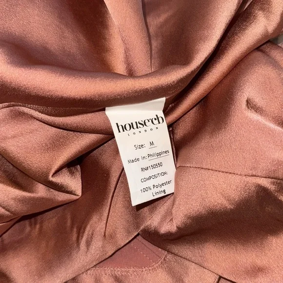 House of CB Toira Blush Pink Midi Dress - Picture 8 of 9